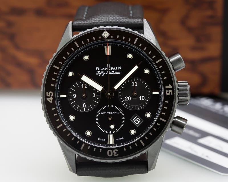 Blancpain Fifty Fathoms Bathyscaphe Flyback Chronograph Ceramic / Kevlar