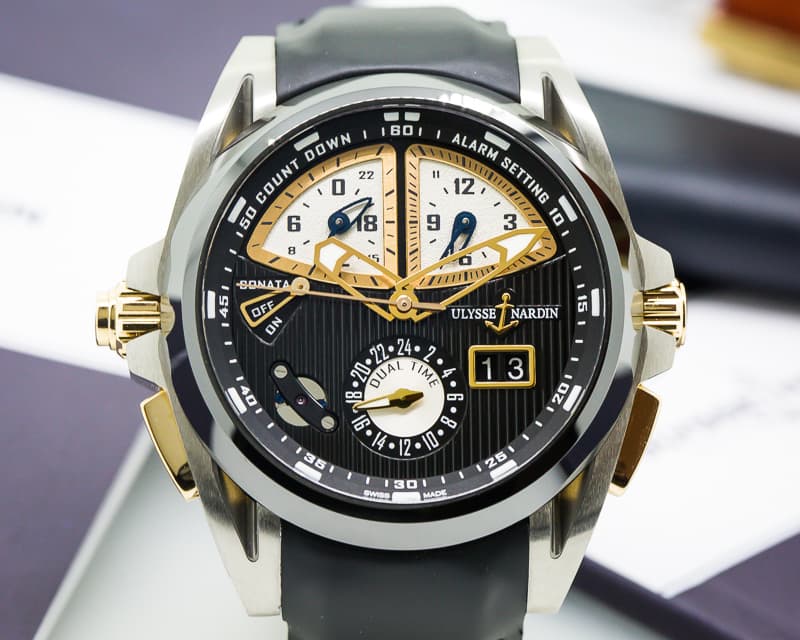 Ulysse Nardin Sonata Streamline Black Dial Titanium