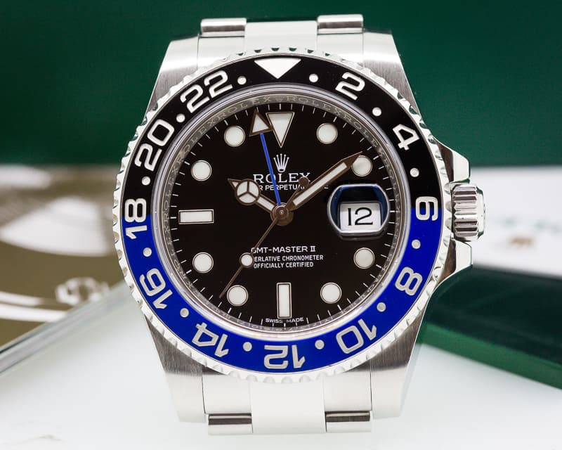 Rolex GMT Master II Ceramic Black & Blue SS