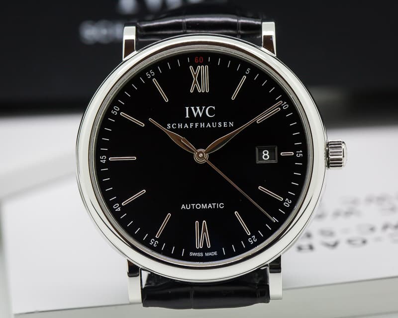 IWC Portofino Automatic SS Black Dial