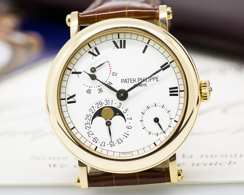 Patek Philippe Power Reserve Moonphase 18K Yellow Gold