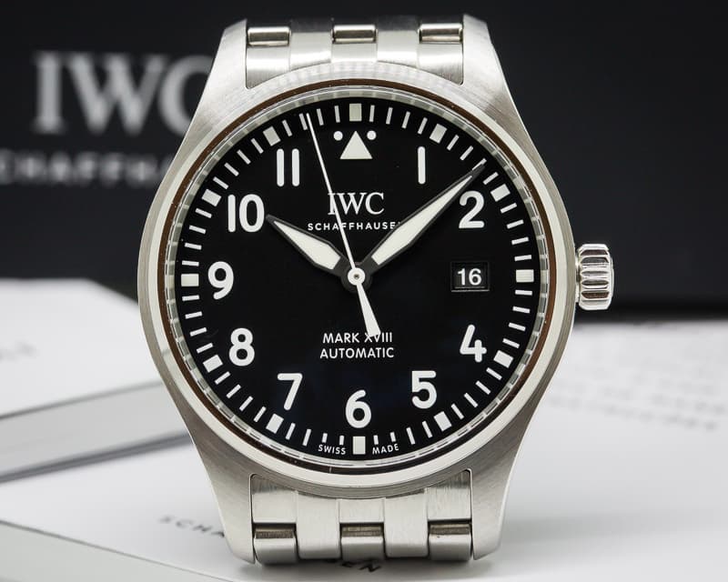 IWC Mark XVIII Black Dial SS / SS