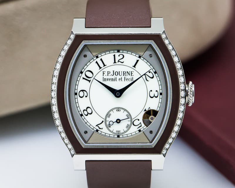 F. P. Journe Elegante Ladies Quartz with Diamonds Ti / Rubber