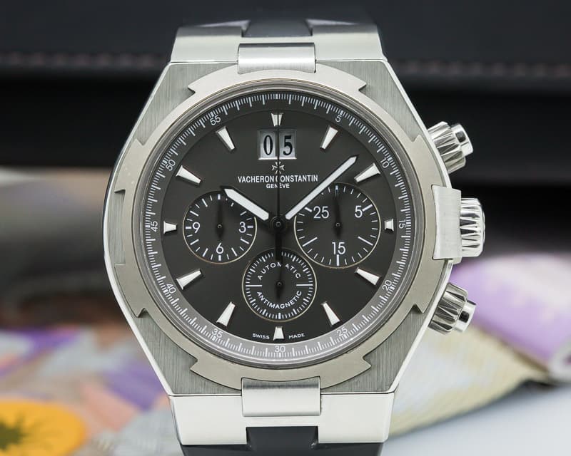 Vacheron Constantin Overseas Chronograph SS Gray Dial / Rubber