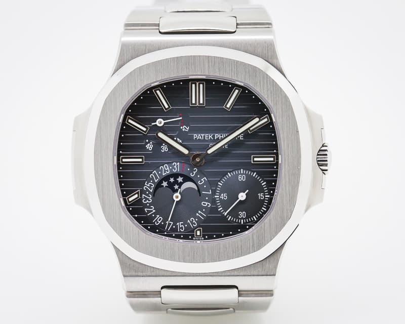 Patek Philippe Jumbo Nautilus Moonphase Power Reserve SS