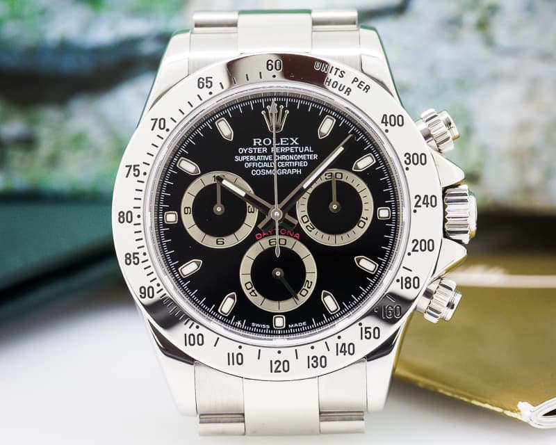 Rolex Daytona Black Dial SS / SS