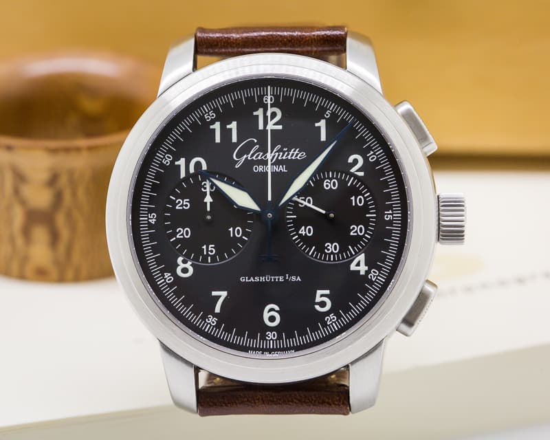 Glashutte Original Senator Navigator Chronograph SS / Strap