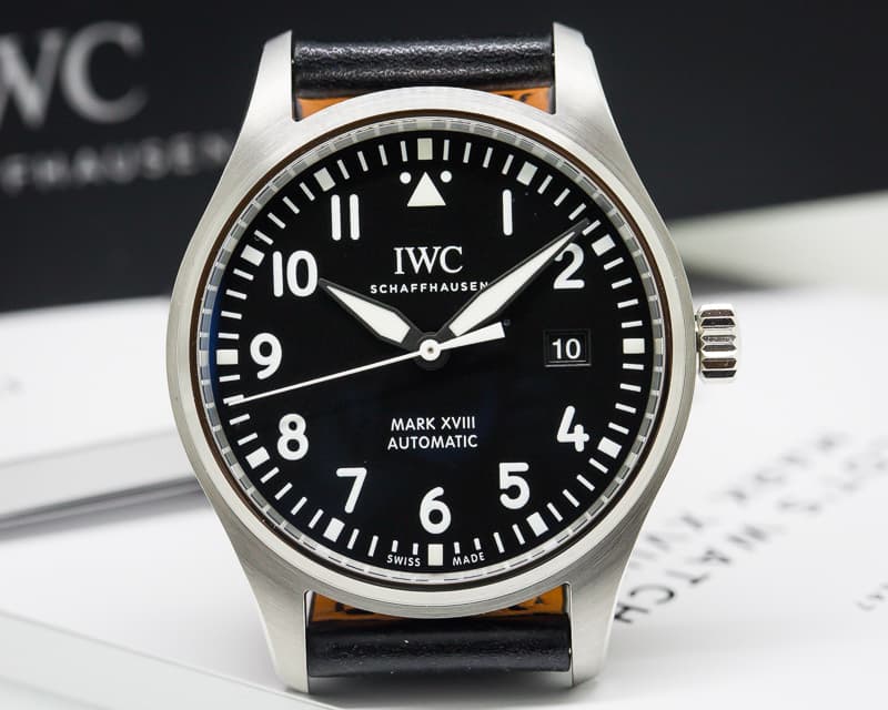 IWC Mark XVIII Black Dial SS UNWORN