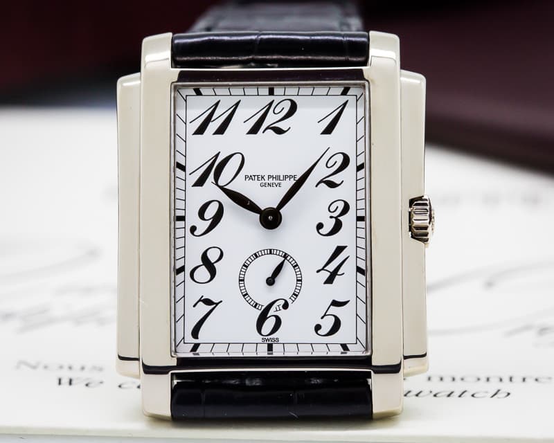 Patek Philippe Gondolo White Dial Arabic Numerals 18K White Gold