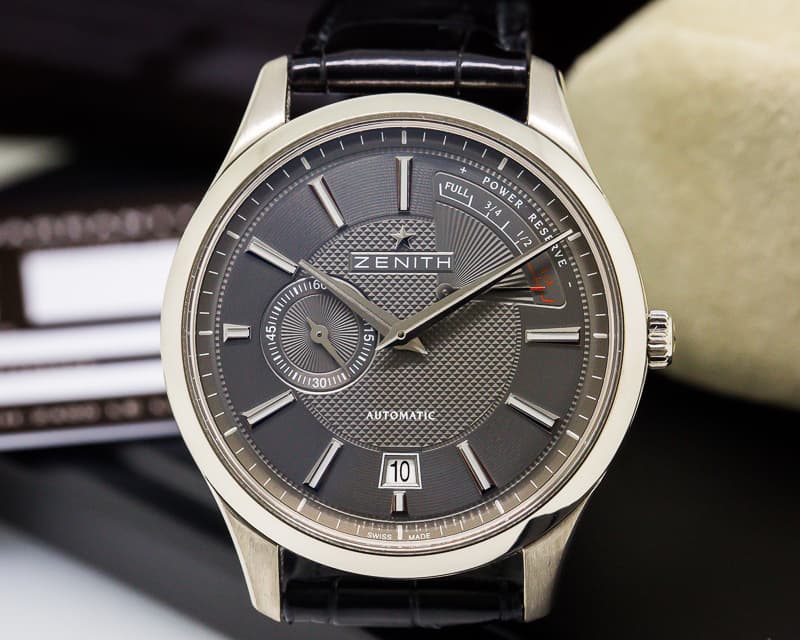 Zenith Captain Power Reserve
18K WG Grey Dial 40MM