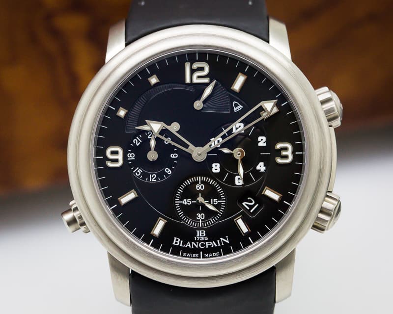 Blancpain Leman Alarm GMT Titanium / Strap