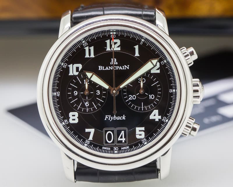 Blancpain Flyback Chronograph Big Date SS Black Dial 40MM