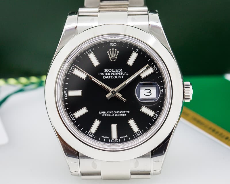 Rolex Datejust II SS Black Dial UNWORN