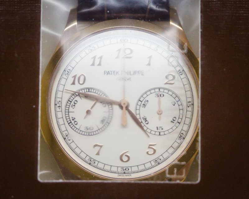 Patek Philippe Chronograph 18K Rose Gold Silver Dial UNWORN