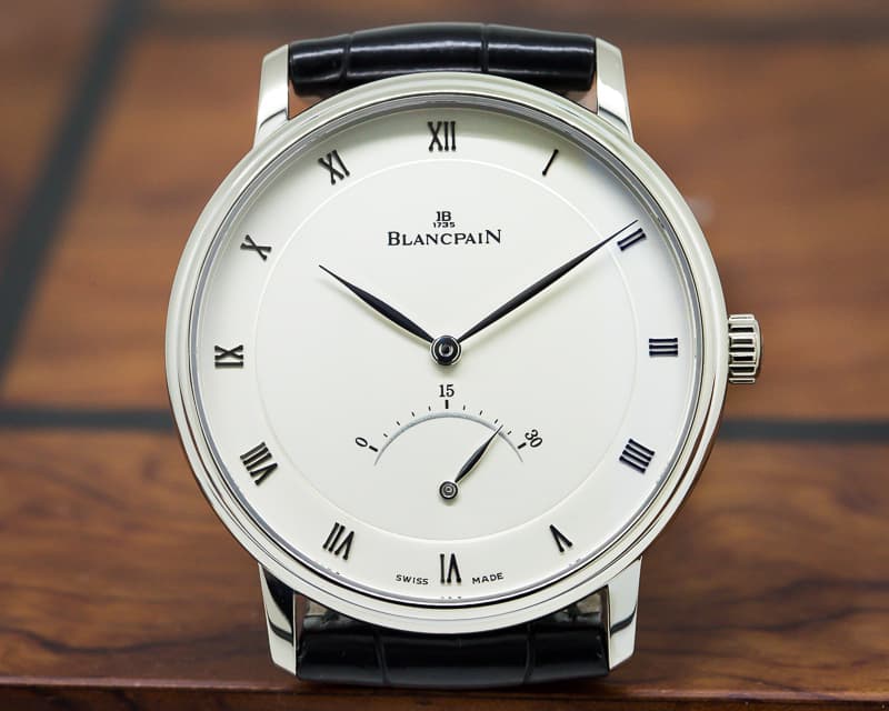 Blancpain Villeret Retrograde Seconds 18K White Gold
