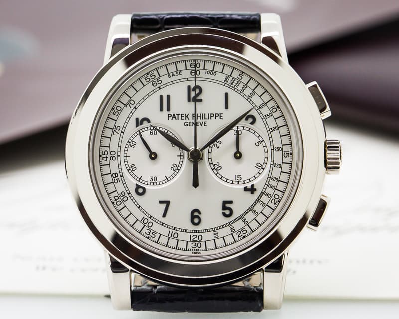 Patek Philippe 5070 White Gold Chronograph UNPOLISHED