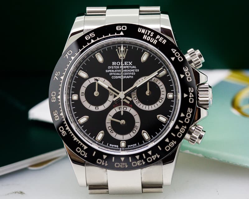 Rolex Daytona Ceramic Bezel SS / Black Dial