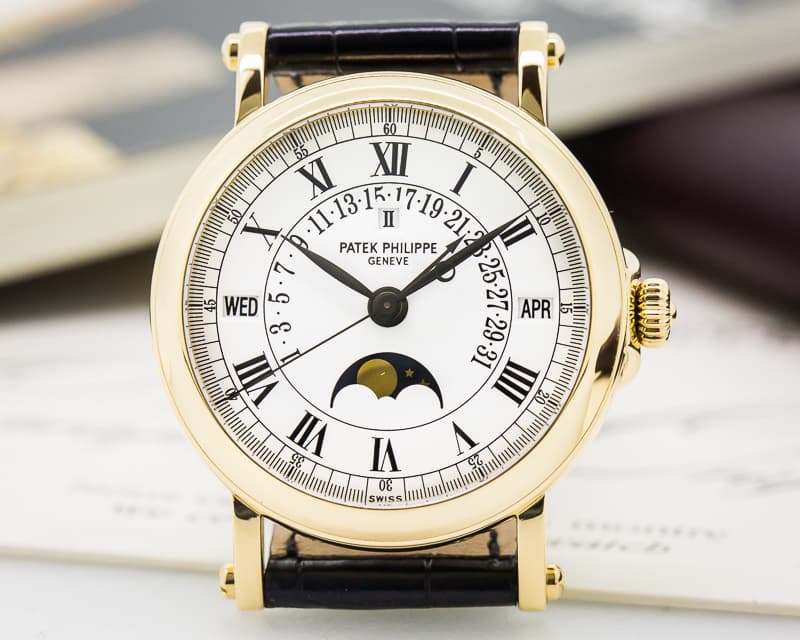 Patek Philippe Retrograde Perpetual Calendar 18K Yellow Gold FULL SERVICE