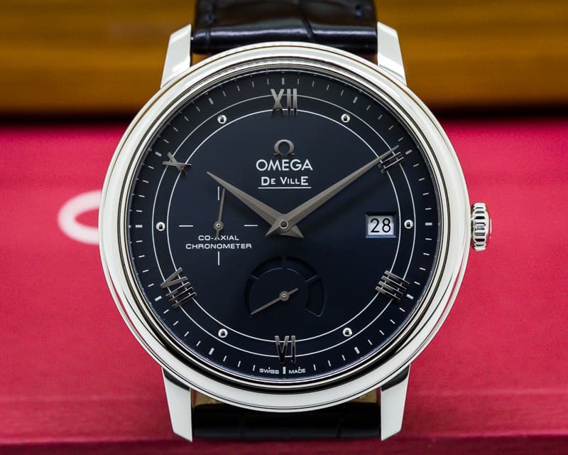 Omega De Ville Prestige Co-Axial Power Reserve SS / Leather