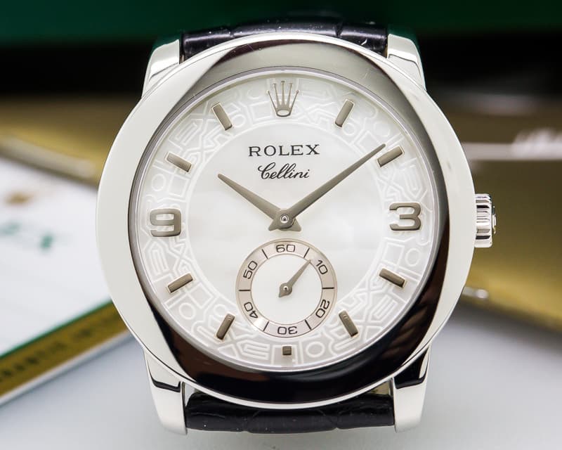 Rolex Cellinium Platinum MOP