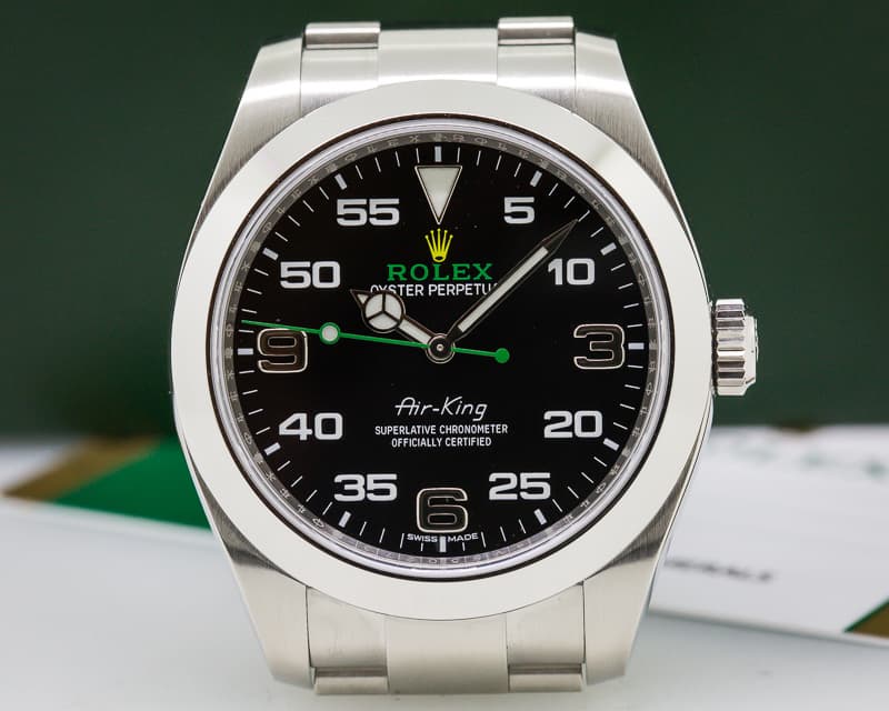 Rolex Air King Black Dial SS