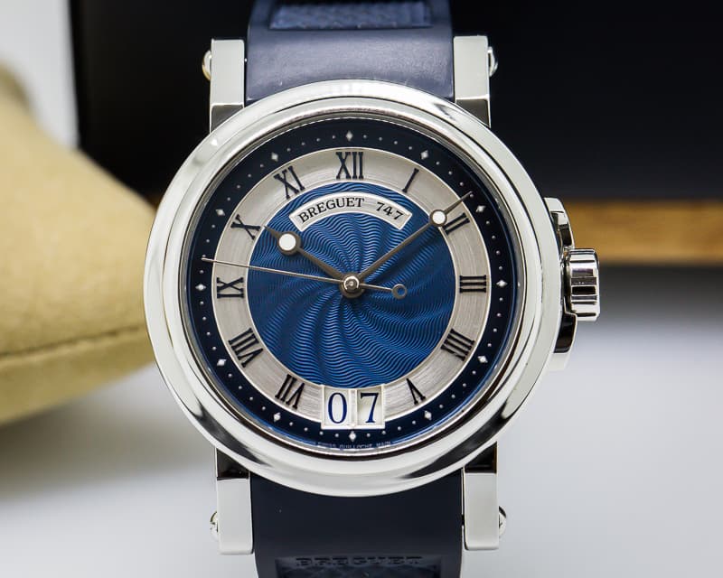 Breguet Marine Big Date Blue Dial SS / Rubber