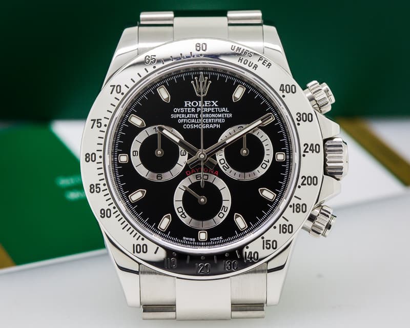 Rolex Daytona Black Dial SS / SS