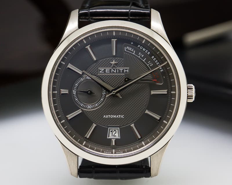 Zenith Captain Power Reserve
18K WG Grey Dial 40MM