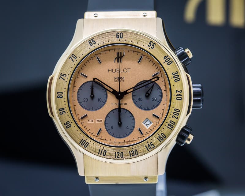 Hublot SuperB MDM Flyback Chronograph 18K Rose Limited