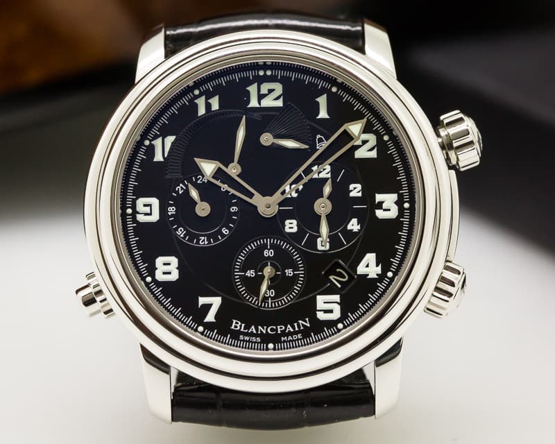 Blancpain Reveil GMT Alarm SS Black Dial 41MM