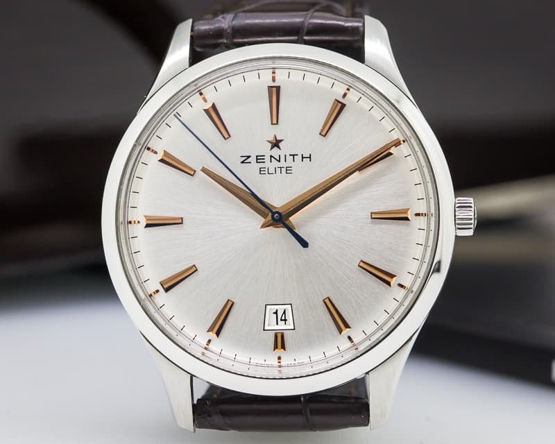 Zenith Captain Central Second SS / Silver Dial
