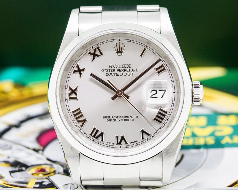 Rolex Datejust SS Rhodium Dial