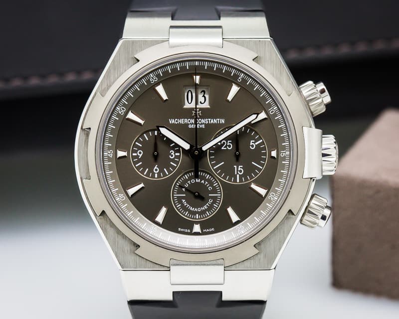 Vacheron Constantin Overseas Chronograph SS Gray Dial / Rubber