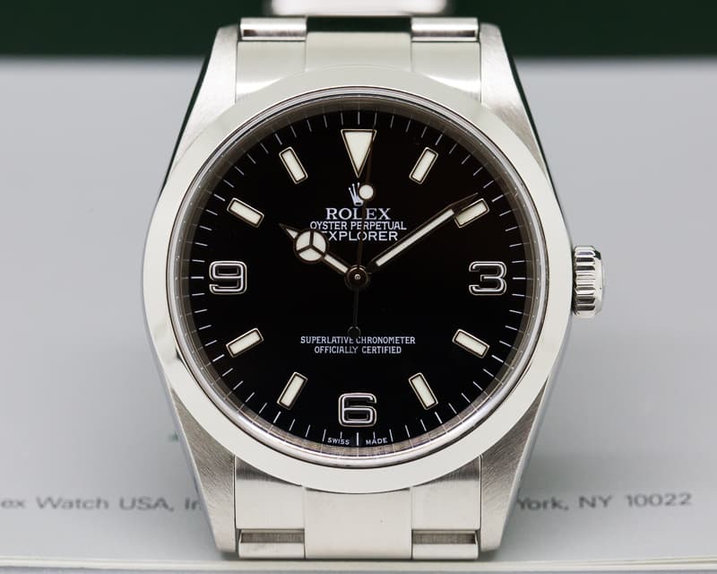 Rolex Explorer I 36MM SS FULL SET
