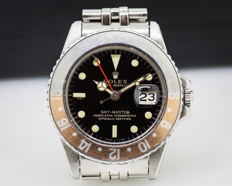 Rolex Vintage GMT Master Gilt Gloss Faded Bezel
