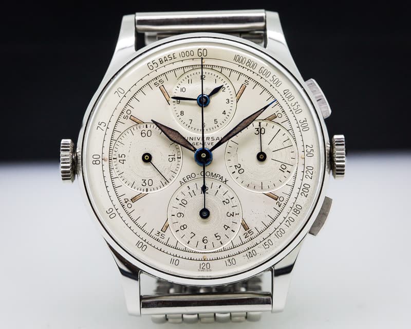 Universal Geneve Vintage Aero Compax SS