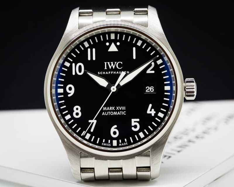 IWC Mark XVIII Black Dial SS / SS