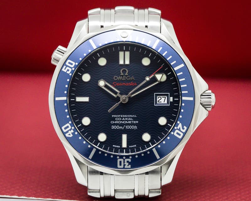 Omega Seamaster Pro Blue Wave Dial Co-Axial Automatic