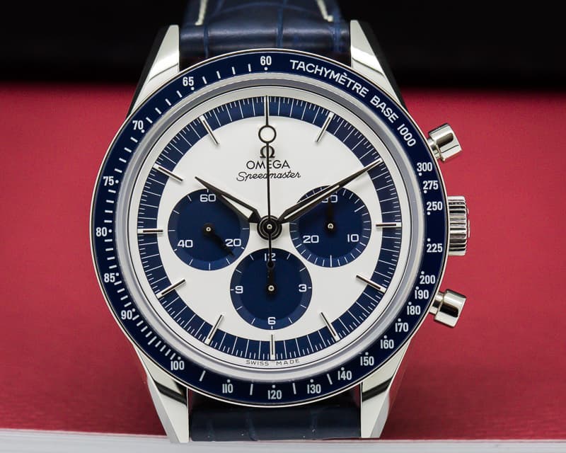 Omega Speedmaster CK 2998 Silver / Blue Dial SS LIMITED