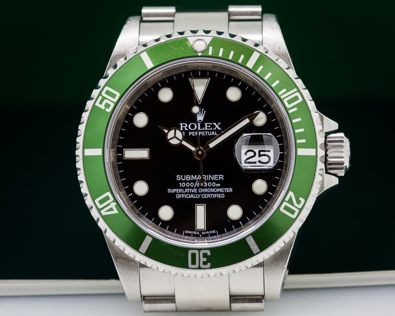 Rolex Submariner 50th Anniversary SS Green Bezel