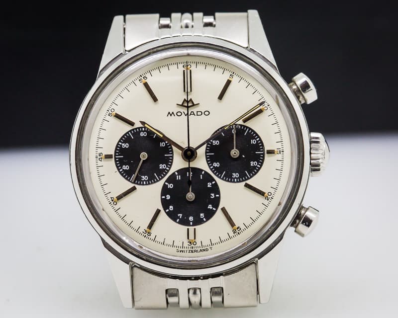 Movado Vintage Subsea M95 PANDA Chronograph Borgel Case