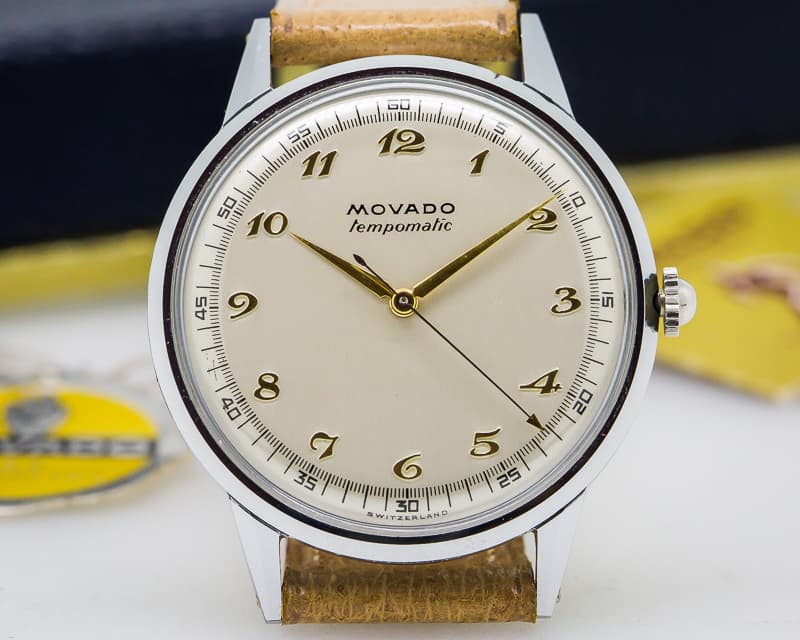 Movado Vintage Tempomatic SS NEW OLD STOCK