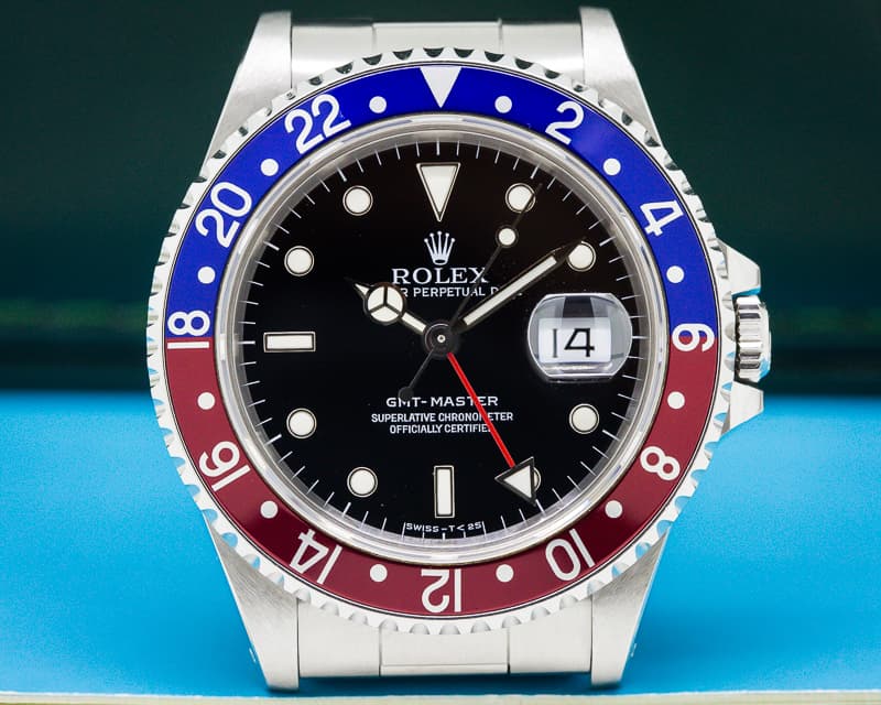 Rolex GMT Master Red/Blue Pepsi Bezel FULL SET, Like NOS