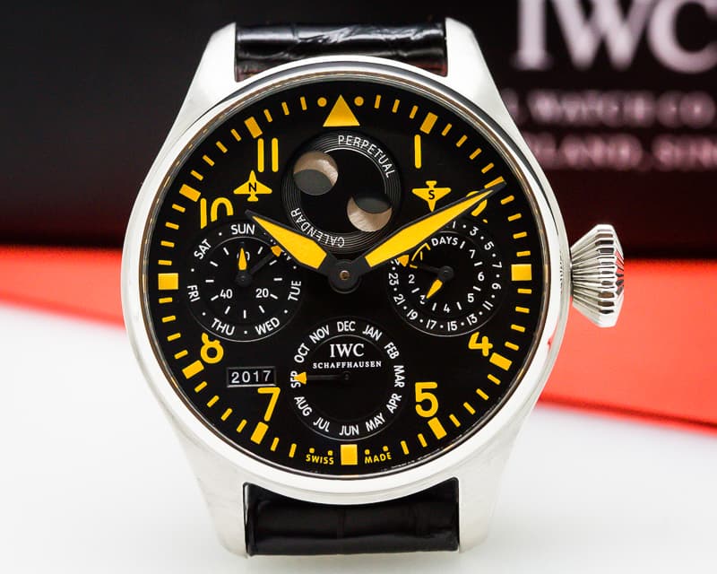 IWC Big Pilot Orange Perpetual Calendar SS LIMITED