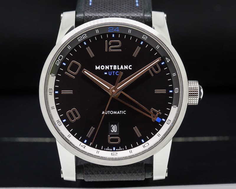 Montblanc Timewalker UTC SS Black Dial