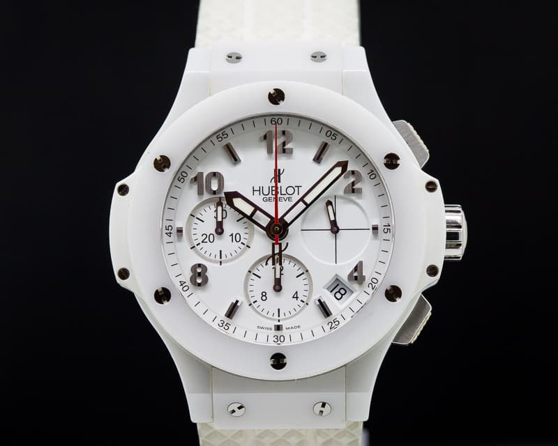 Hublot Big Bang Aspen White Ceramic Chronograph