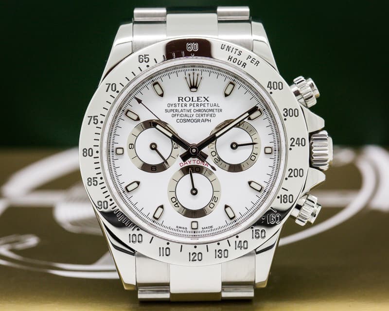Rolex Daytona White Dial SS