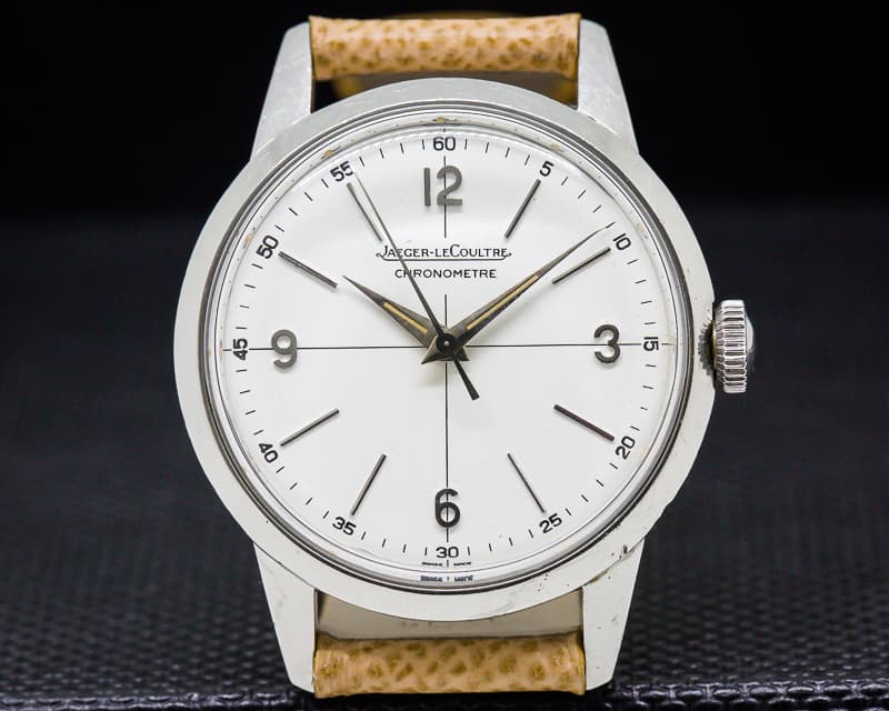 Jaeger LeCoultre Vintage Chronometre Geophysic SS Circa 1958 RARE