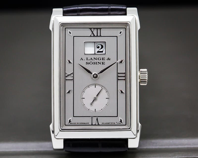 A. Lange and Sohne Cabaret Platinum Silver Dial