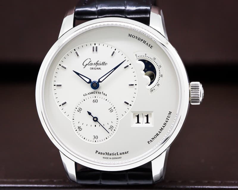 Glashutte Original Panomatic Lunar SS / Leather